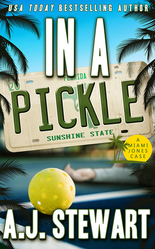 In a Pickle by AJ Stewart. Book Cover.